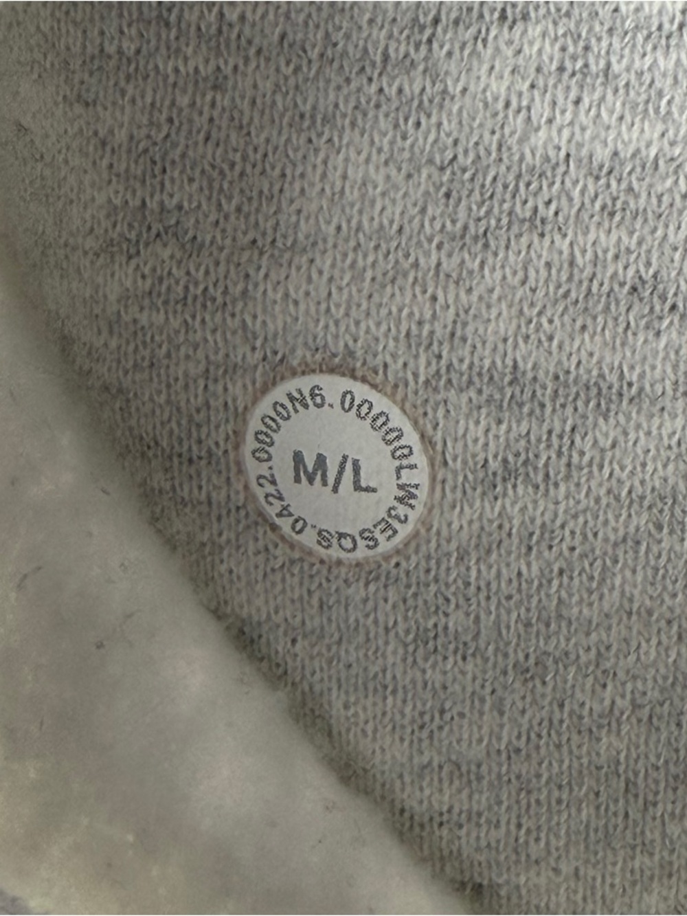 Lululemon Scuba Oversized Full Zip Heathered Core Ultra Light Grey Size M/L - Picture 9 of 11